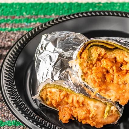 Marinated Chicken Burrito