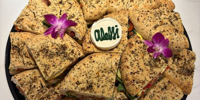 Grilled Vegetable Focaccia Platters