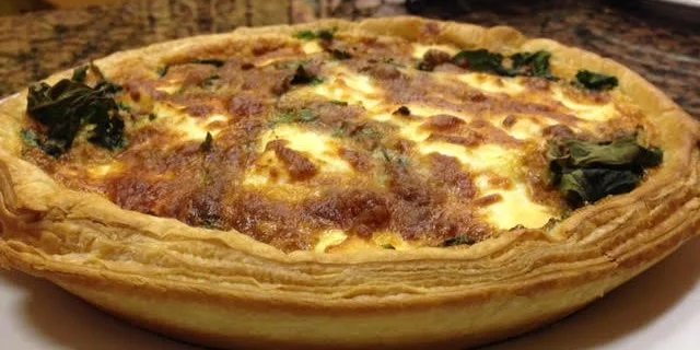 Ricotta & Spinach Quiche