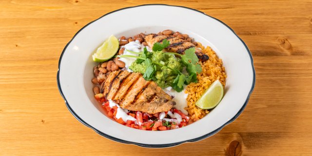 Salmon Burrito Bowl