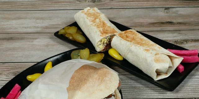 Beef Shawarma Wrap