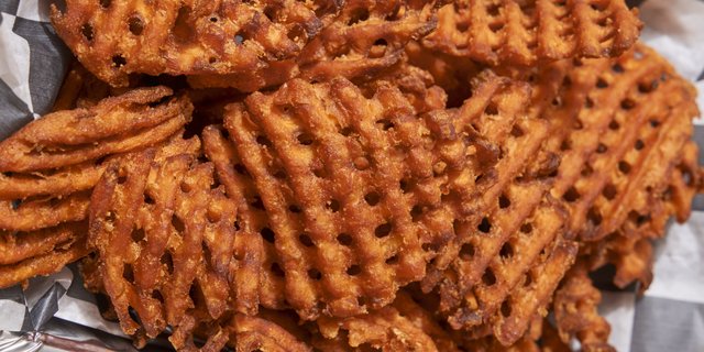 Waffle Cut Sweet Fries Tray