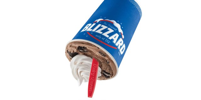 Oreo Hot Cocoa Blizzard Treat