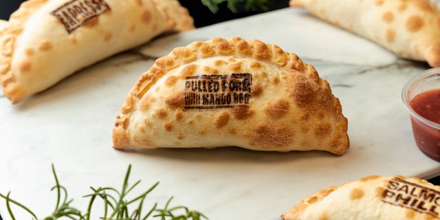Pulled Pork w/ Mango BBQ Empanada