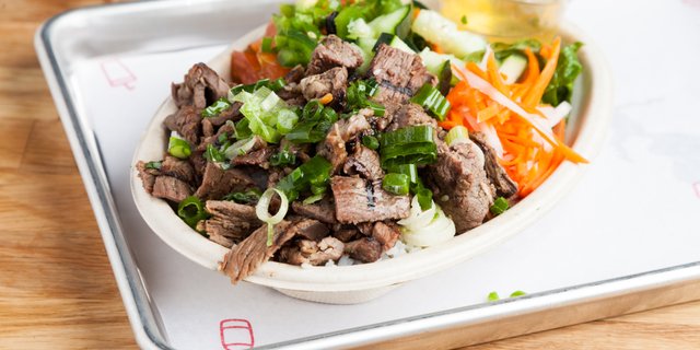 Beef Sirloin Steak Salad Bowl (m)