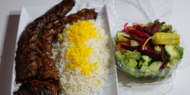 Ground Beef Kabob Entree