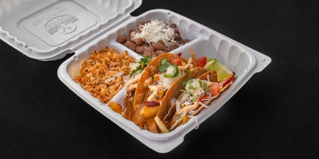 Crispy Veggie Taco Plate