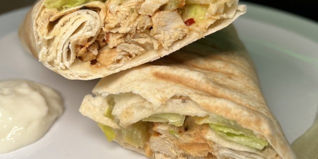 Gluten-Free Chicken Tawouk Wrap