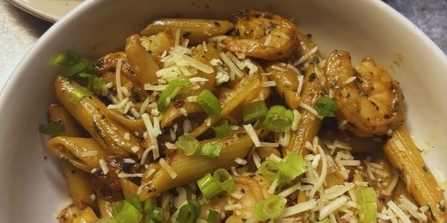 Shrimp Scampi Pasta Full