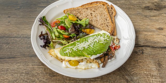 Garden Soufflé Omelet Egg Plate
