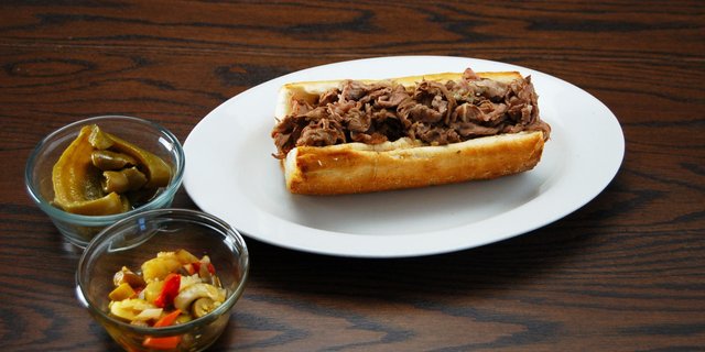Italian Beef Sandwich Platter