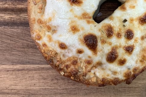 Cheesy Garlic Bagel