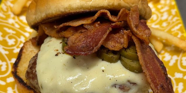 Spicy BBQ Jalapeno Burger