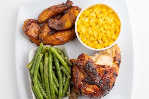 Half Chicken Boxed Lunch w/ 3 Sides