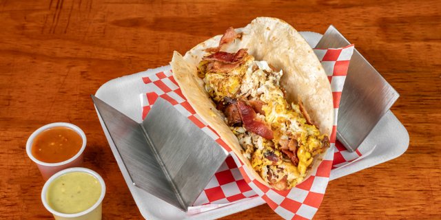 Bacon & Egg Breakfast Taco