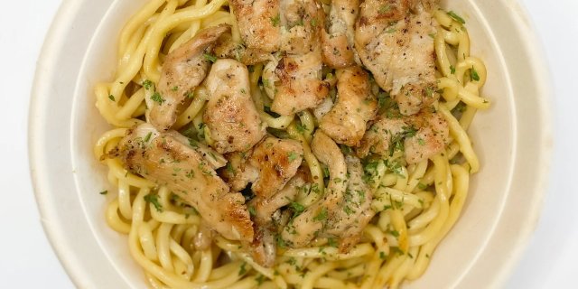 Lemongrass Chicken Garlic Noodles