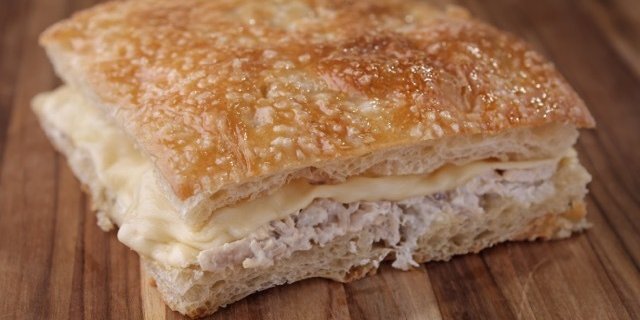 Tuna Melt Focaccia Sandwiches