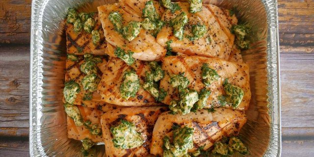 Salmon With Creole Butter