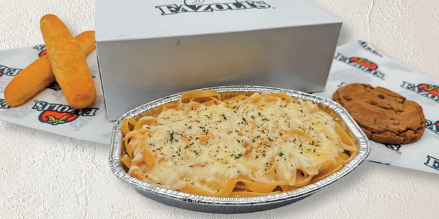 Baked Fettuccine Alfredo Boxed Lunch
