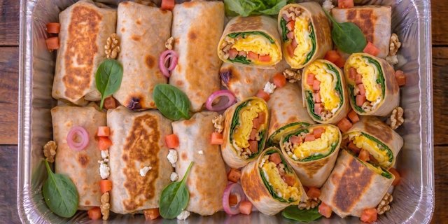 Vegetarian Breakfast Wrap