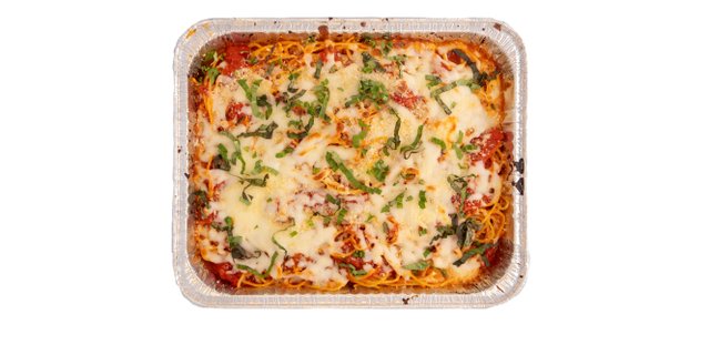 Oven Baked Spaghetti Tray