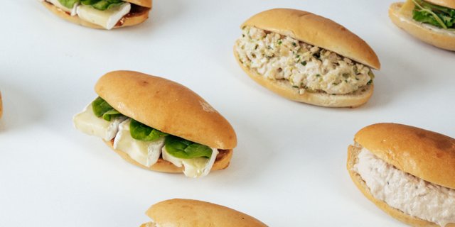 Mini Brioches Sandwiches