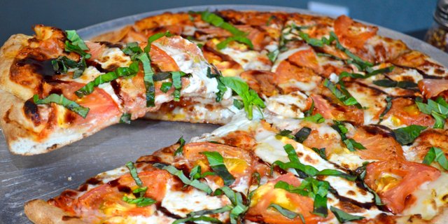 Black Truffle Burrata Pizza