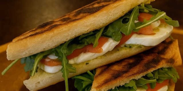 Vegetarian Caprese Panini