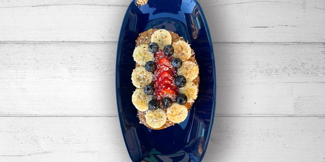 Sweet Almond Berry Toast