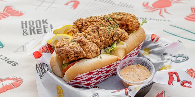 Fried Chicken Po'Boys