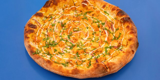 Franks Buffalo Chicken Pizza