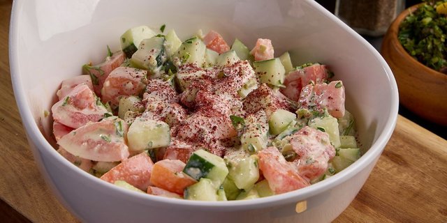 Cucumber Salad Tray