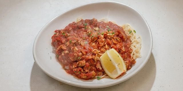Pasta & Red Clam Sauce