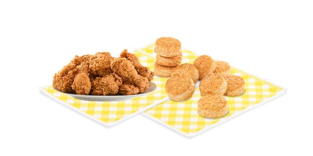 50pc Chicken Box w/25 Biscuits