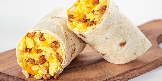 Chorizo, Egg & Potato Burrito