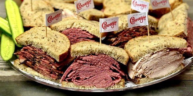 Small Carnegie Deli Sandwich Platter
