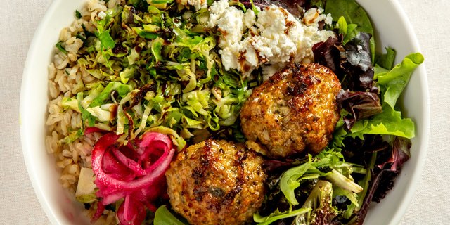 Turkey Meatball & Apple Miso Vinaigrette