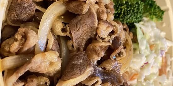 Sizzling Sliced Beef Plate