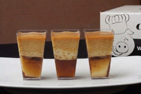 Mini Flan De Queso Tray