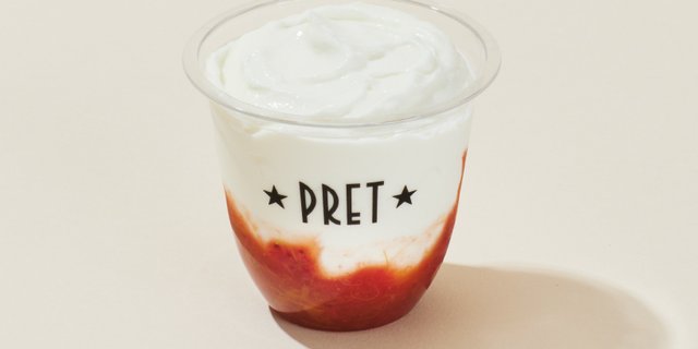 Strawberry Yogurt Pot