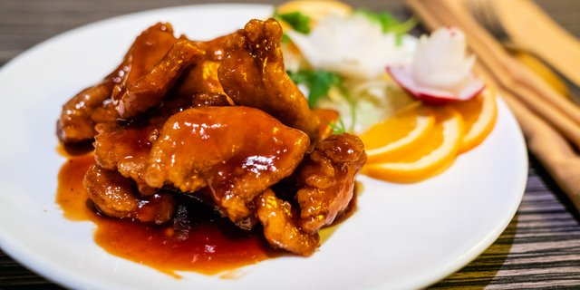 Orange Chicken Tray