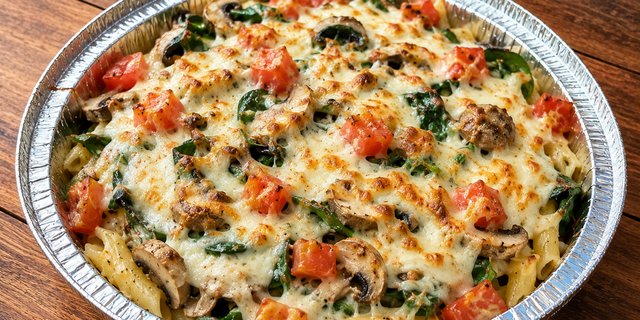 Veggie Alfredo Pasta