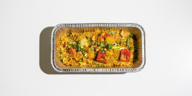 Vegan Khao Pad Sapparod