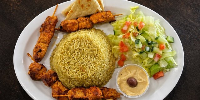 Chicken Kabob Plate