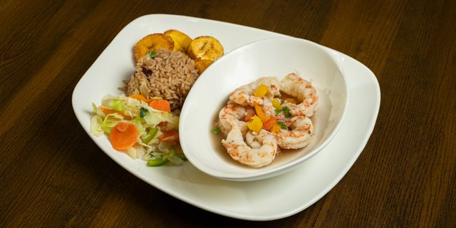 Jerk Shrimp Plate