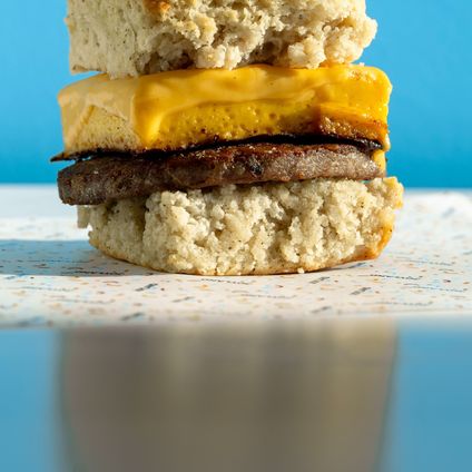 Impossible Sausage, Egg & Cheese Biscuit Sandwich