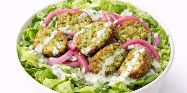 Falafel Caesar Salad