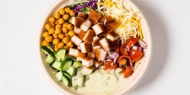 Breaded Chicken Salad