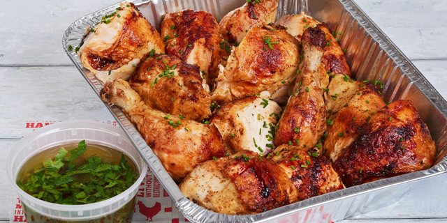 Flipped (Rotisserie) Chicken Platter