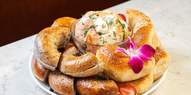 Assorted Bagels w/ LOX Cream Cheese